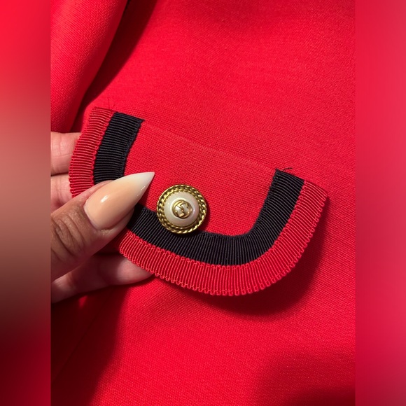 New with tags! GUCCI BLAZER. Pearl GG buttons. - Picture 6 of 6